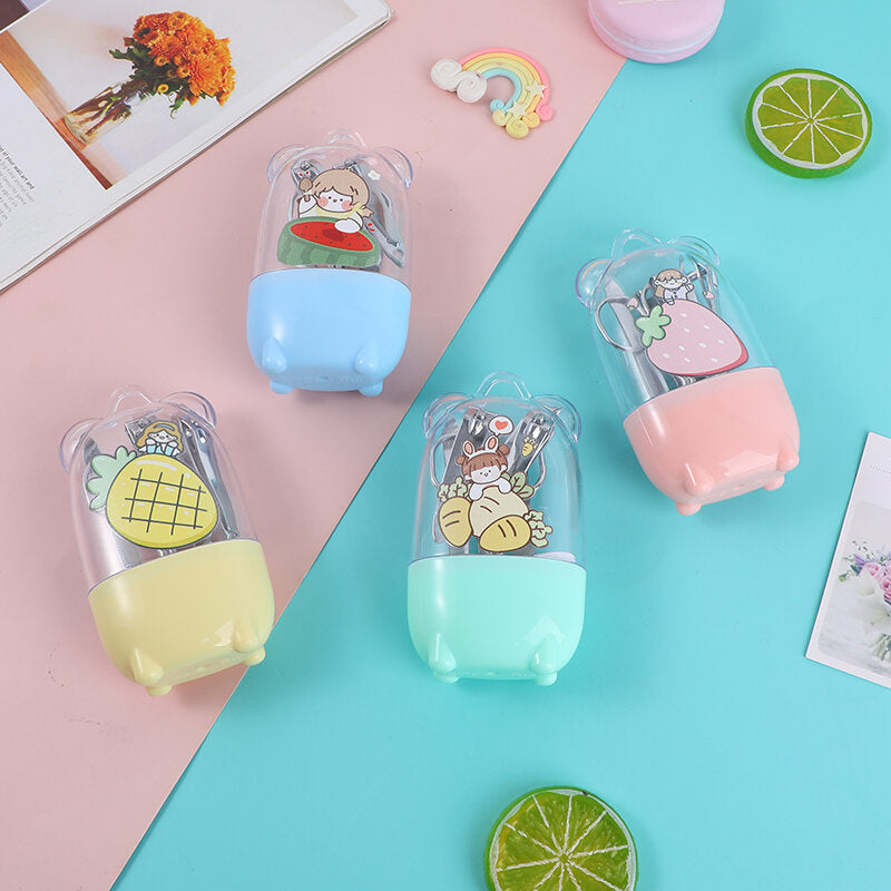 Set di sette pezzi per la manicure della serie Simple fruit