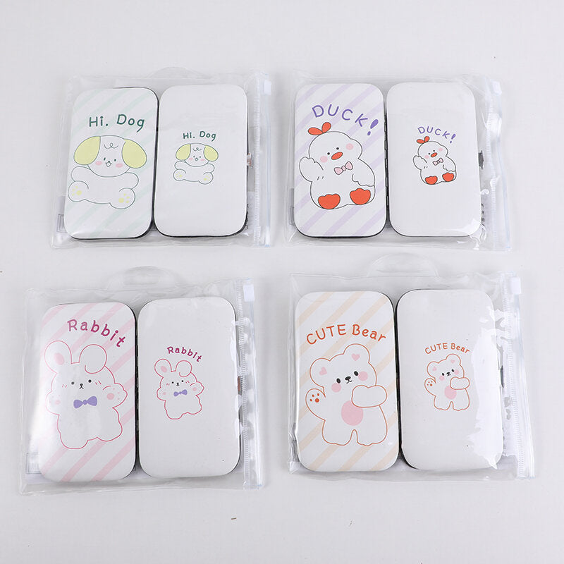 Set di sette pezzi di manicure semplice della serie cartoon