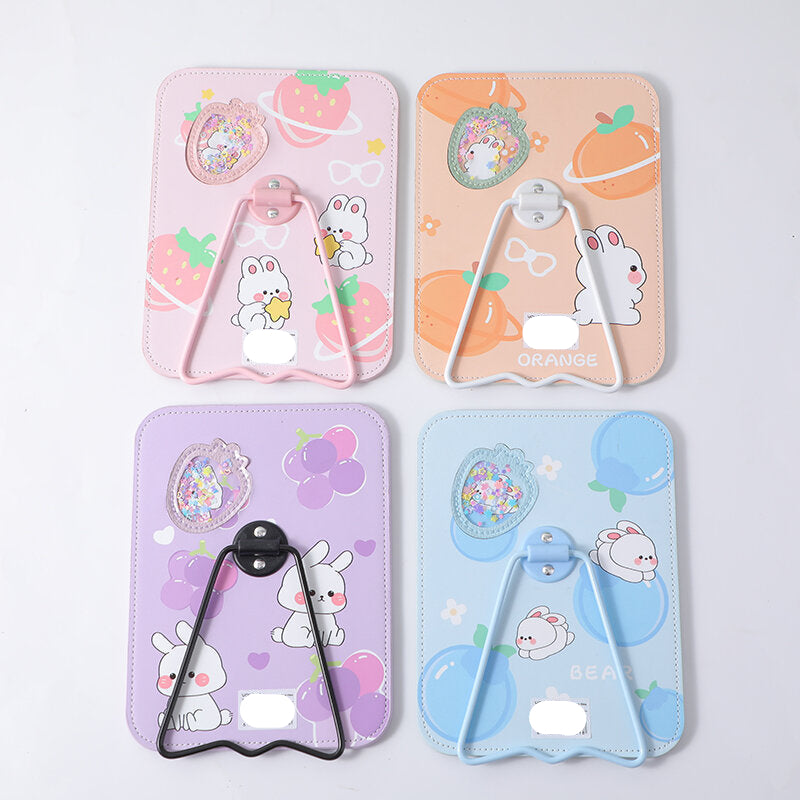 Specchio da tavolo rettangolare divertente con frutta e animali-1Pz