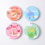 Grandi bevande rotonde carino animale domestico moda specchio