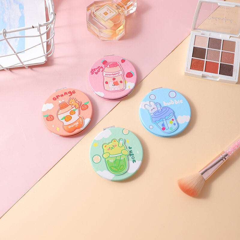 Grandi bevande rotonde carino animale domestico moda specchio