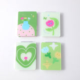 Specchio rettangolare verde tulipano moda divertente