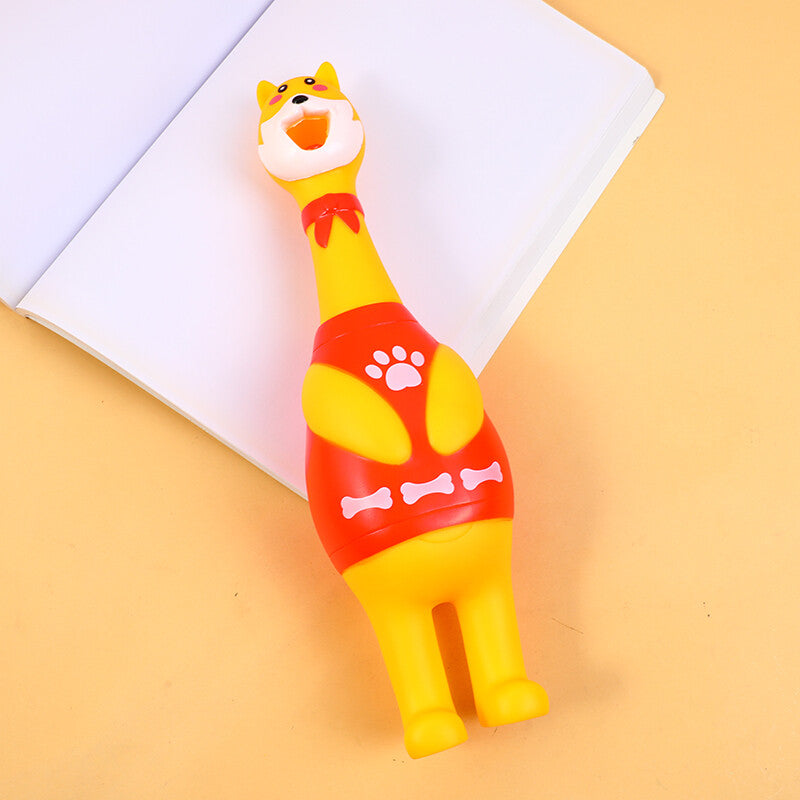 Shiba inu paradiso giocattolo urlante