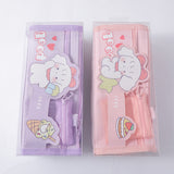 Borsa portamatite rettangolare con cucciolo – 1 pezzo