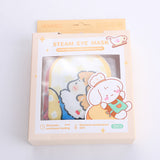 Carino cartone animato coniglio vapore occhio maschera 5pcs-giallo