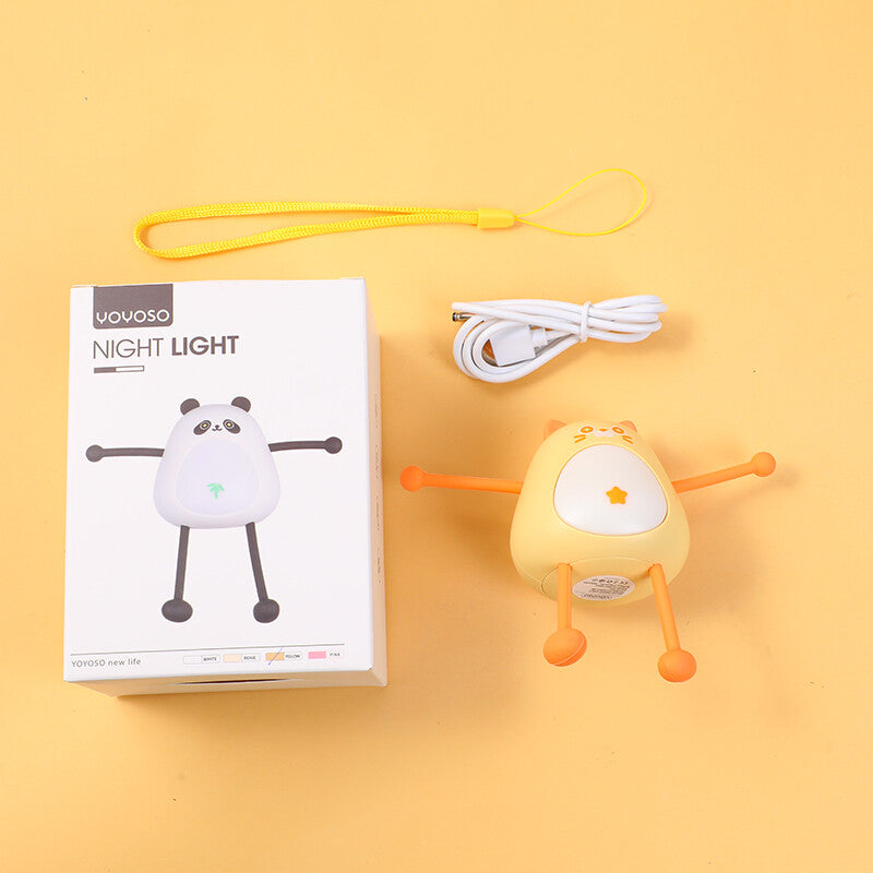 Luce di piccoli animali domestici trainabile - giallo