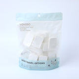 Asciugamano quadrato compresso 20 pezzi (80g struttura dilata)