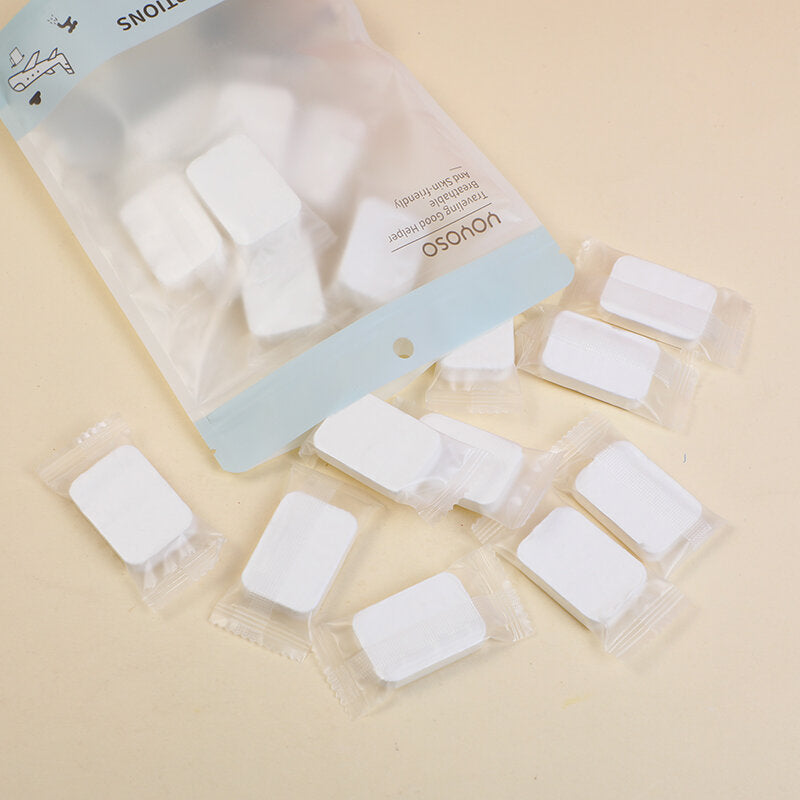 Asciugamano quadrato compresso 20 pezzi (80g struttura dilata)