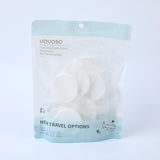 Asciugamano rotondo compresso 10 pezzi (95 g di consistenza EF)