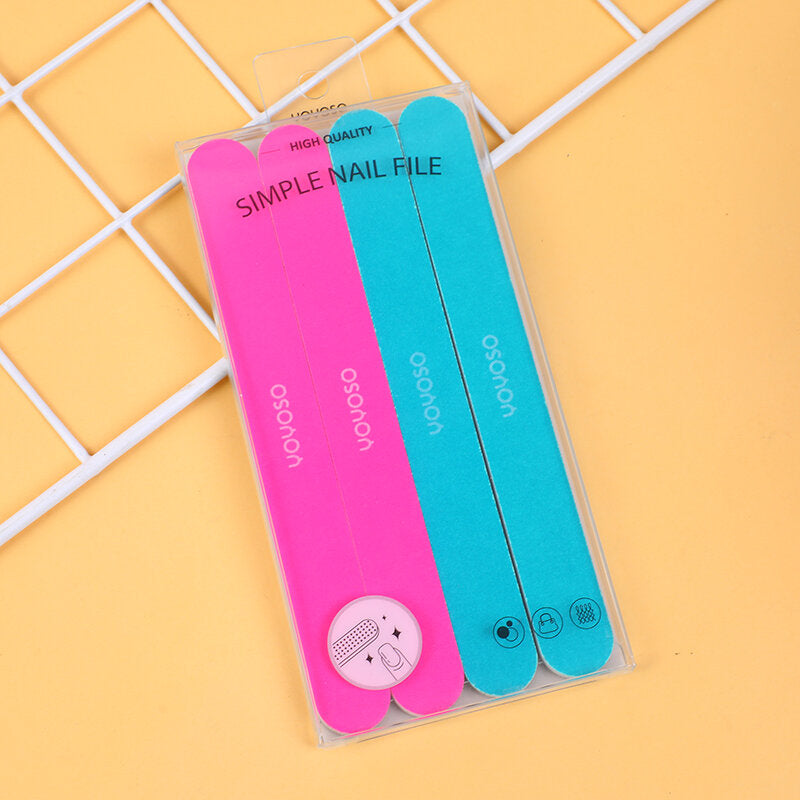 Set di lime di unghie semplici da 4 pezzi