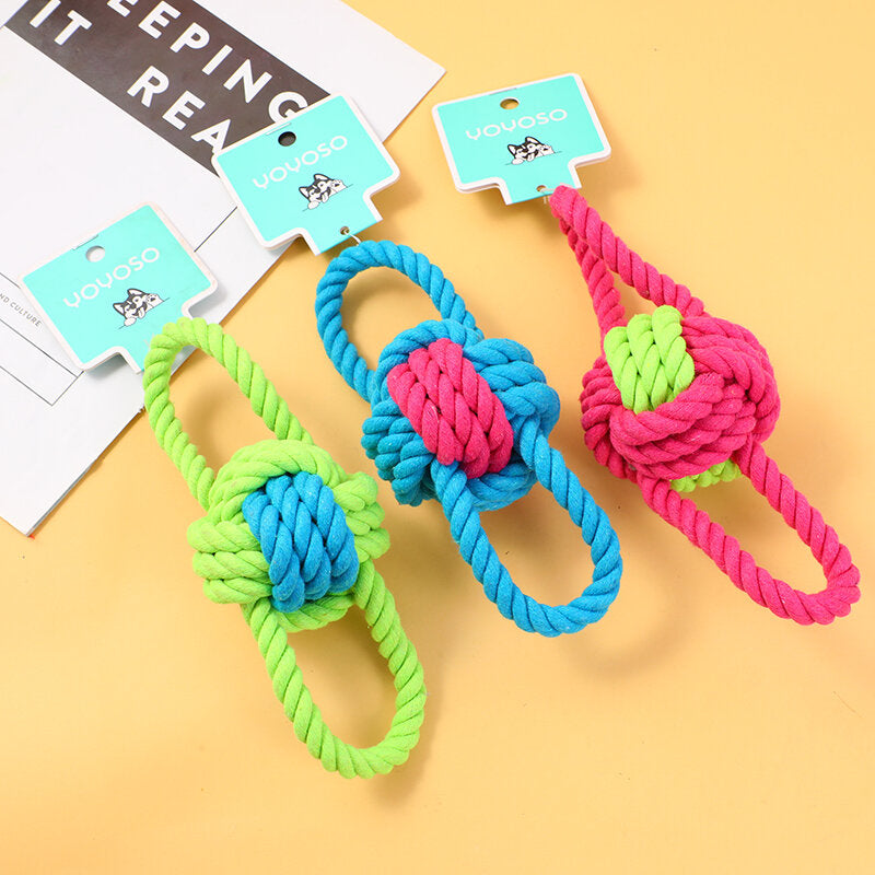 Gioco per cani con nodo a due orecchie