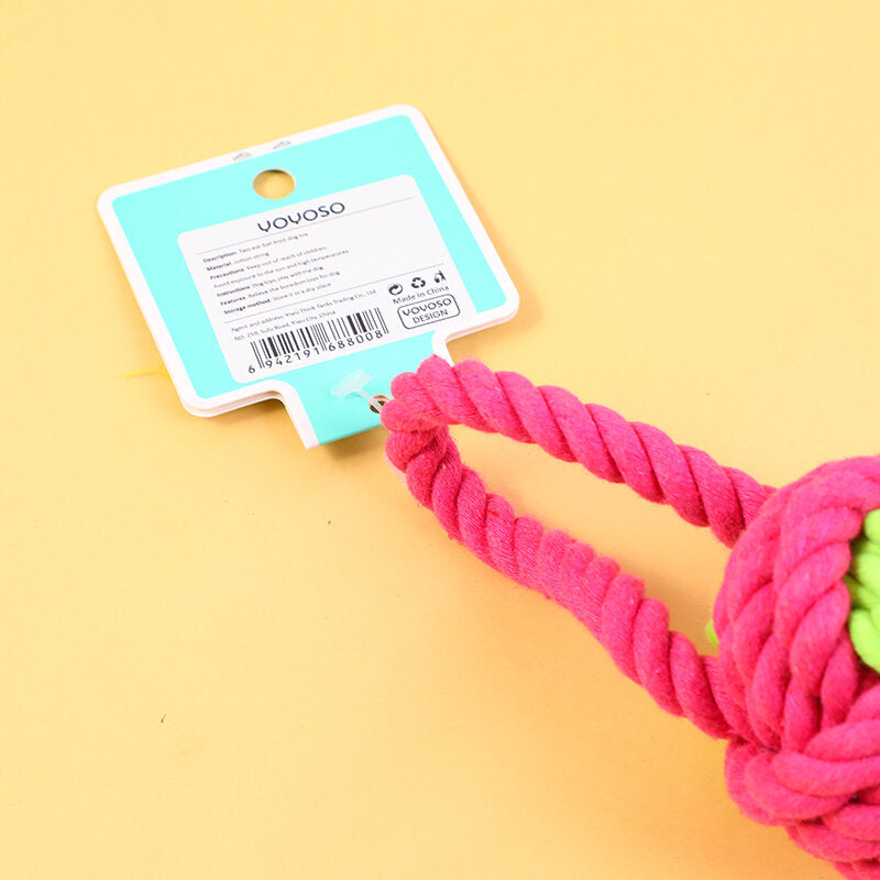 Gioco per cani con nodo a due orecchie