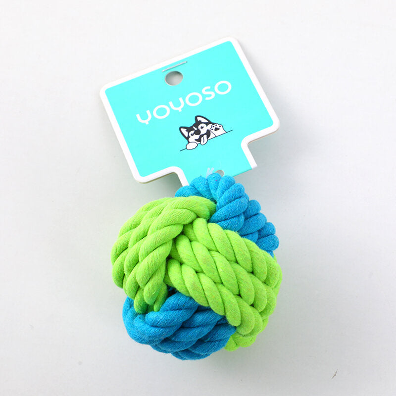 Giocattolo per cani con nodo a palla