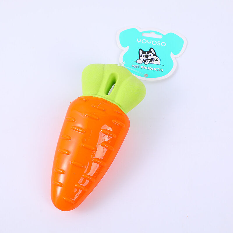 Gioco per cani a forma di carota