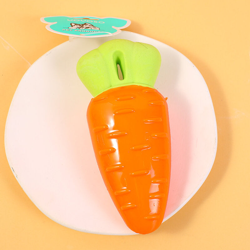 Gioco per cani a forma di carota