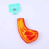 Gioco per cani a forma di bistecca