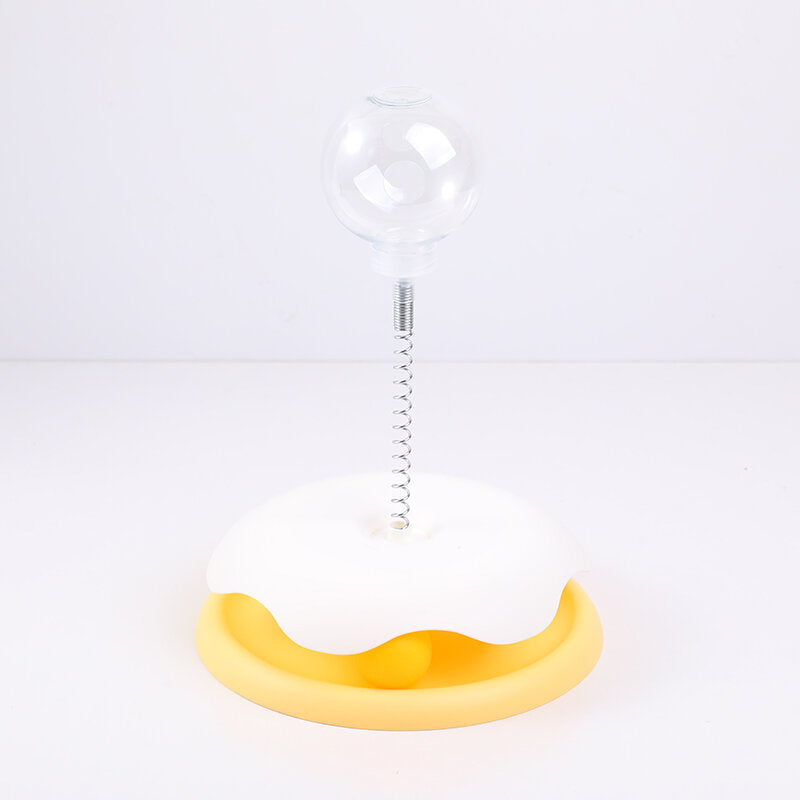 giocattolo per gatti con piatto girevole