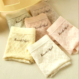 Jacquard cuore stampa seta donne biancheria intima F-(45-55KG)