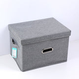 Scatola in cotone e lino con codichio-M