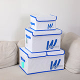 Scatola portaoggetti con codichio ribaltabile-S