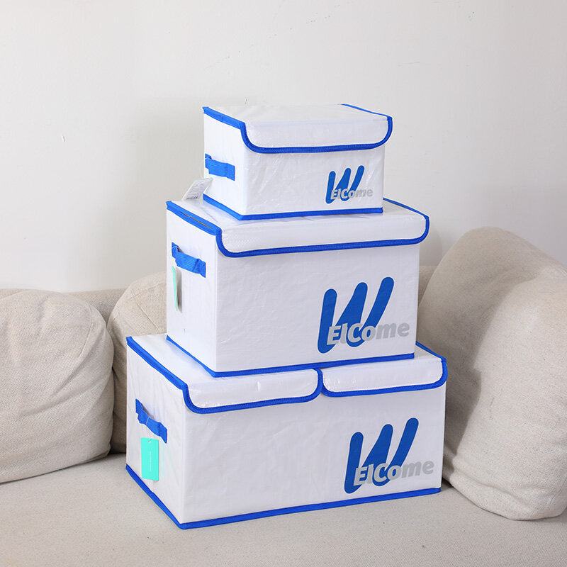 Scatola di immagazzinamento con codichio ribaltabile-M