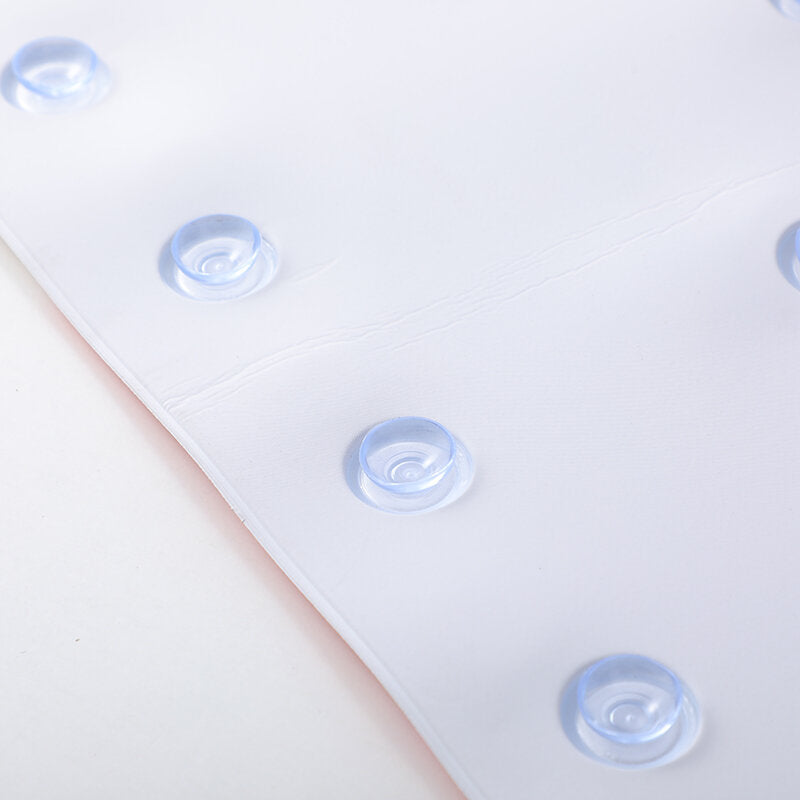 Tappetino da bagno con stampa animali e fiori di litchi, beige