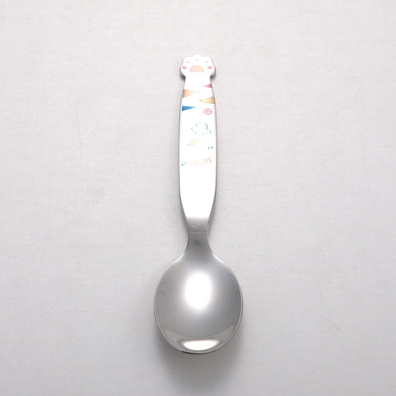 Cucchiaio per bambini laser colorato