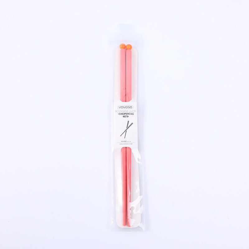 Bacchette in lega con estremità tonda 1 paio