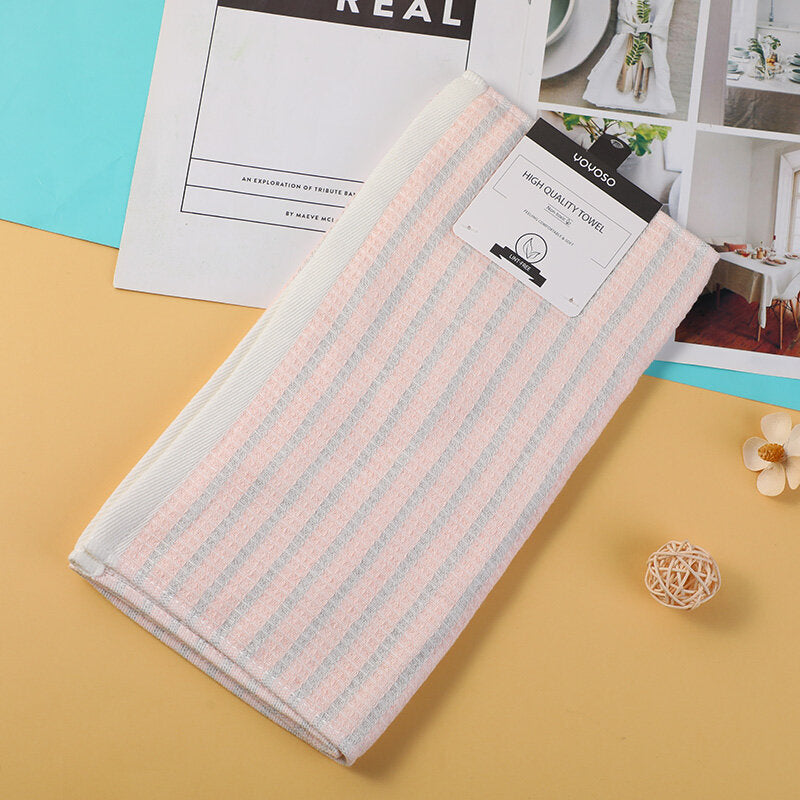 Asciugamano semplice a più griglie - rosa