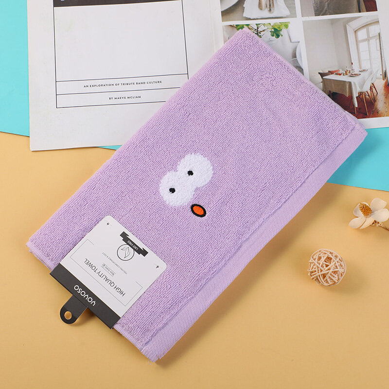 Animale con granper occhi asciugamano-viola