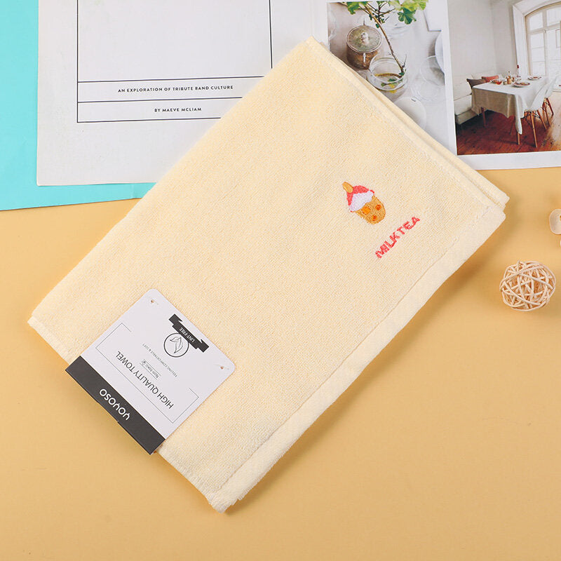 Fruit milk tea children's towel-beige