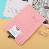 Asciugamano per bambini con latte e frutta, rosa