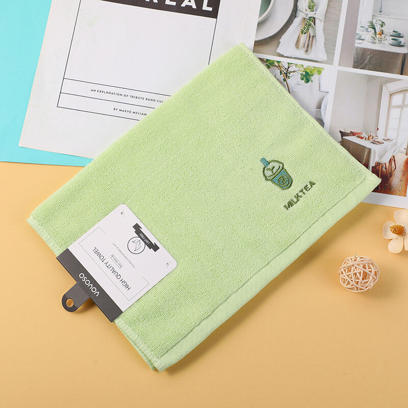 Asciugamano per bambini tè al latte e frutta verde