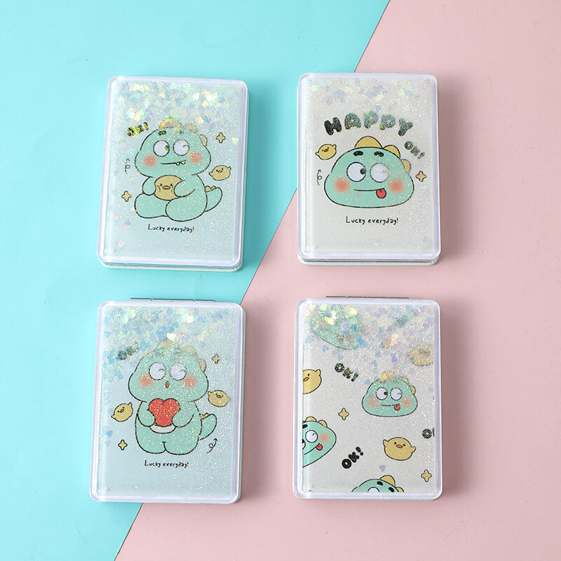 Specchio quadrato Happy cute dinosaur series-quicksand-1Pz