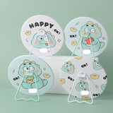 Serie Happy cute dinosaur - Specchio da tavolo rotondo con supporto-1Pz