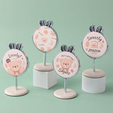 Specchio da tavolo piccolo della serie Bread bear - testa di coniglio-1Pz