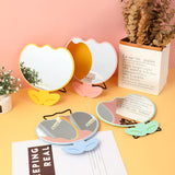 Specchio da tavolo in metallo Tulip creative-1Pz