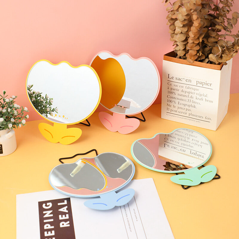 Specchio da tavolo in metallo Tulip creative-1Pz