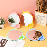 Dolce specchio da tavolo creativo in metallo arancione-1Pz