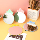 Specchio da tavolo creativo in metallo con ananas-1Pz