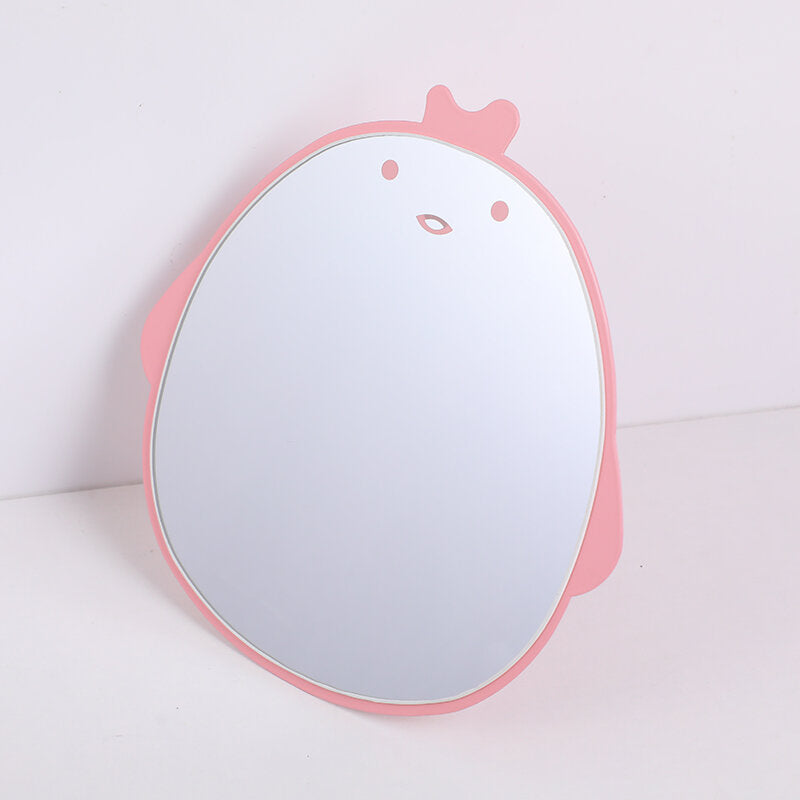 Specchio da tavolo in metallo creativo con pollo (grande)-1Pz