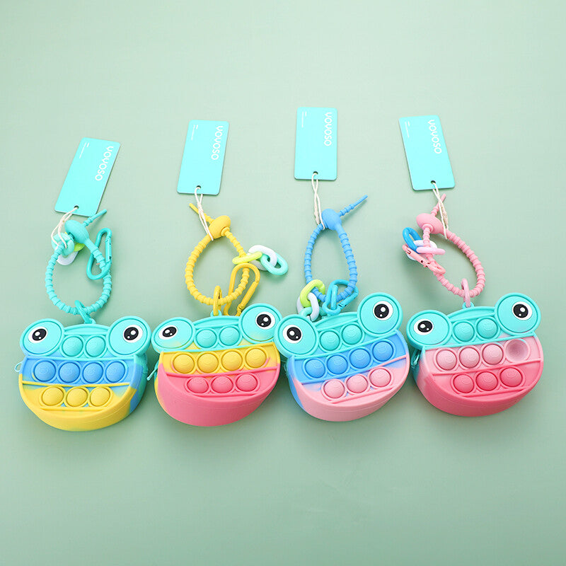 Striped rabbit storage bag for decompression