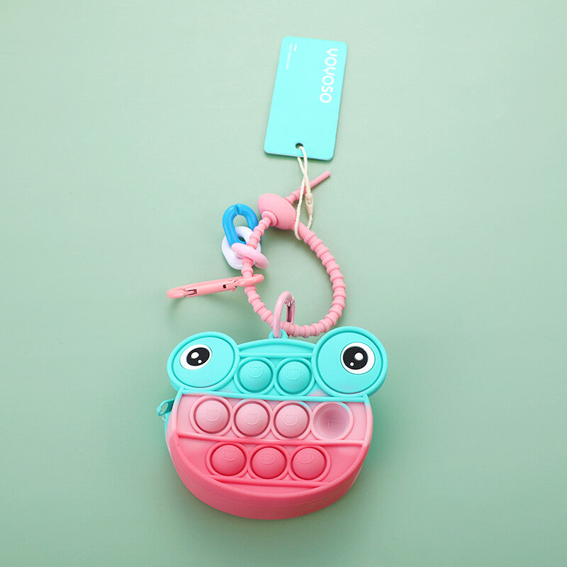 Striped rabbit storage bag for decompression