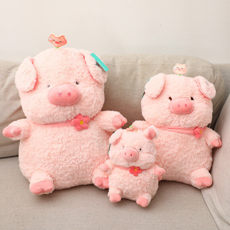 Peluche maialino seduto carino-35 cm