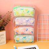 Borsa portamatite extra-large della serie Floral con chiusura a cerniera– 1 pezzo