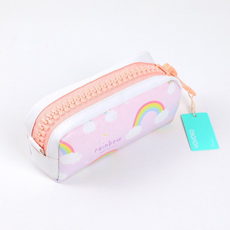 Borsa portamatite extra-large con cerniera della serie Rainbow– 1 pezzo