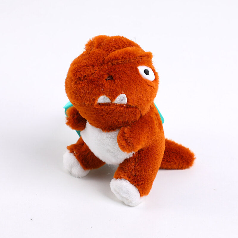 Dinosauro marrone che preme la musica giocattolo Q242-piccolo