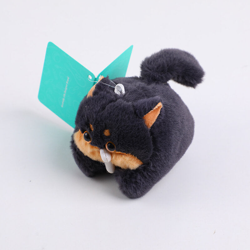 Scodinzolante cucciolo nero giocattolo-Q222