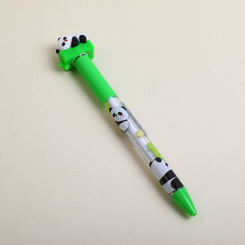 Penna gel anti-stress Deligent Panda-blu