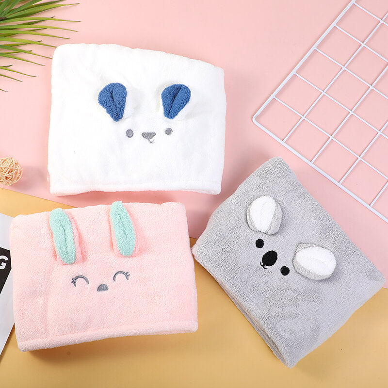 Divertente cuffia per asciugare i capelli in stile cartone animato